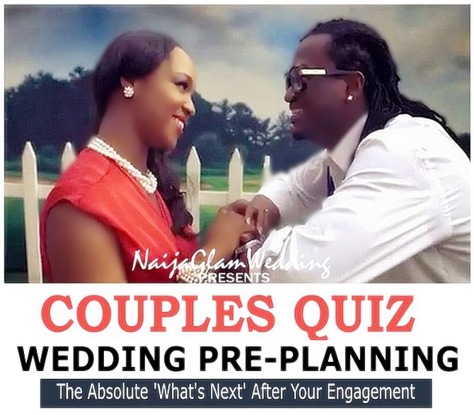 wedding pre-planning quiz for couples after engagement