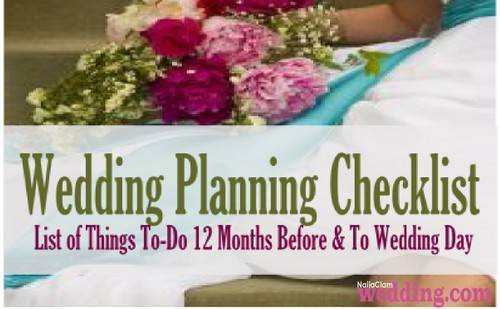 12 month wedding checklist NGW