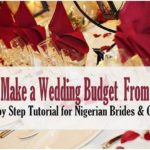 how to nigerian wedding budget tutorial