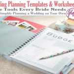 wedding planning templates worksheets
