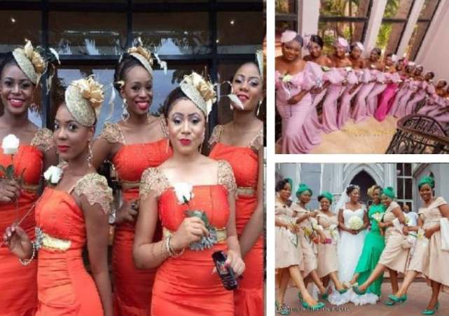 bridesmaid dresses with fascinator hat headpieces