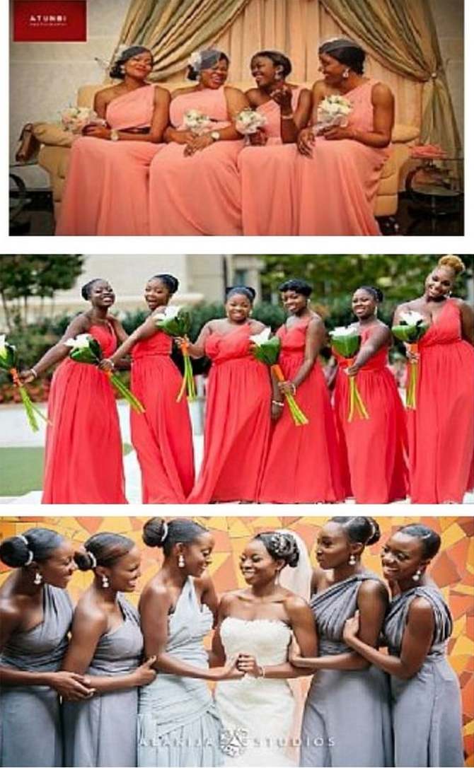 one shoulder bridesmaid dresses nigeria