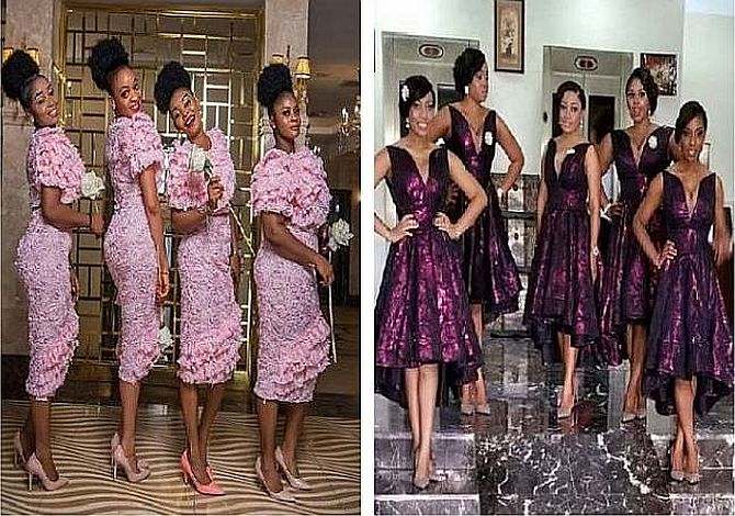 patterned n textured bridesmaid dress fabric nigeria