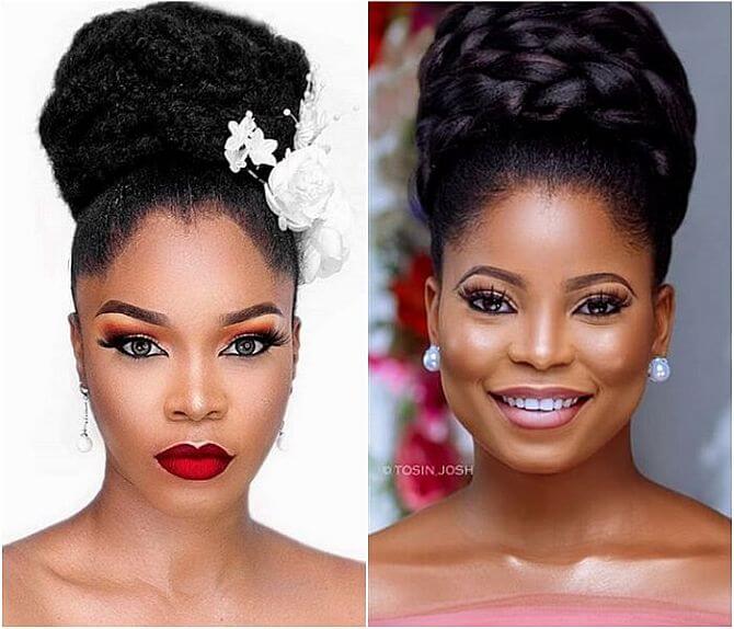 How To Do Packing Gel Updo Natural Hair Hairstyles Video Naijaglamwedding