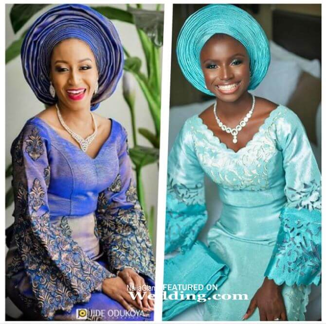 fitted lace iro and buba styles pictures