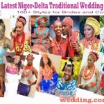 brides and grooms dressed up in niger-delta traditional wedding attire images
