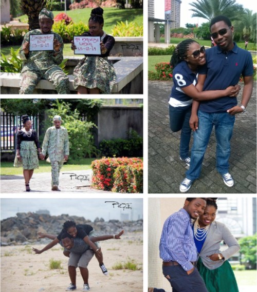 picture of nigerian couple in engagement shoots eshoot