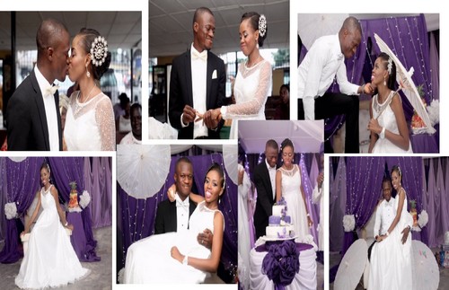 photoshoot of couple at white court wedding nigeria - pictures