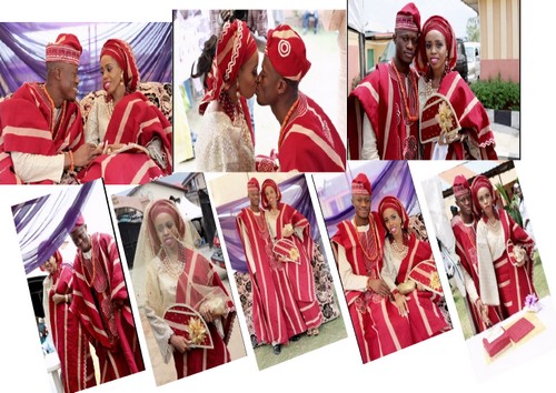pictures yoruba traditional wedding red white attire