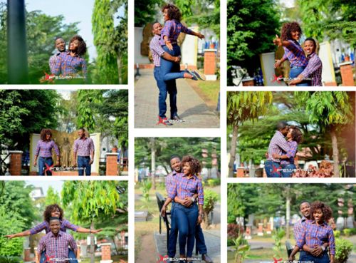 couple in jeans denim styled engagement photo shoot