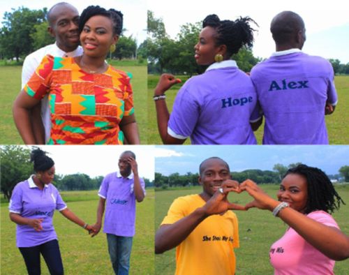 image: pre-wedding engagement pictures from Nigerian couple