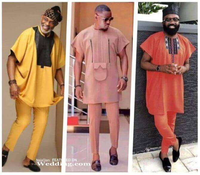 Nigerian male wedding sales attire