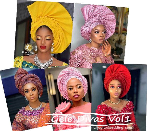 twisted with pleats gele styles pictures