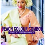 peach colour combinations wedding nigeria