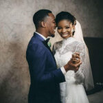 young nigerian couple wedding picture - akahandclaire