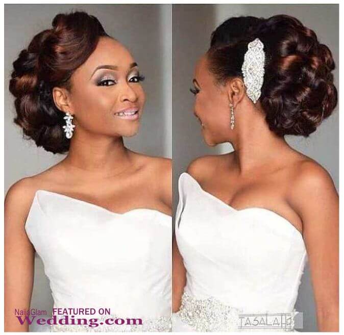 nigerian natural hair white wedding hairstyles