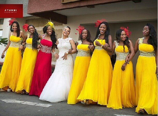Make Chief Bridesmaid Dress Colour Different and Standout