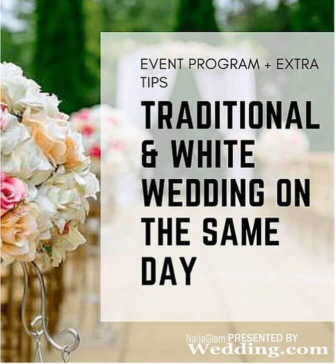 How to Plan Traditional and White Wedding on Same Day