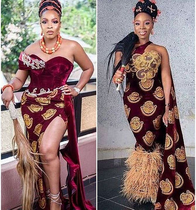 Couple Isiagu Wedding Attire Igbo Traditional Marriage New