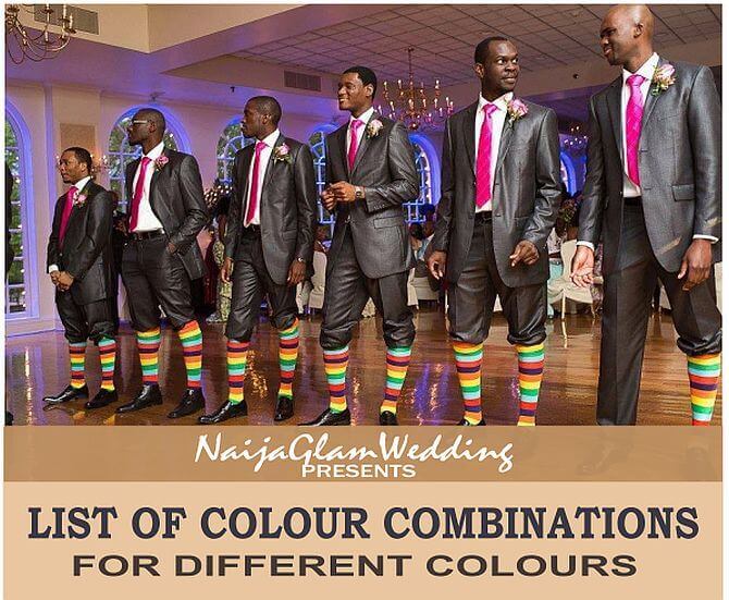 Colour Combinations Nigerian Traditional White Wedding