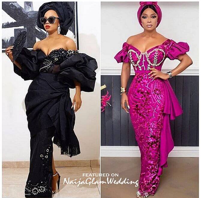 ankara iro gown styles