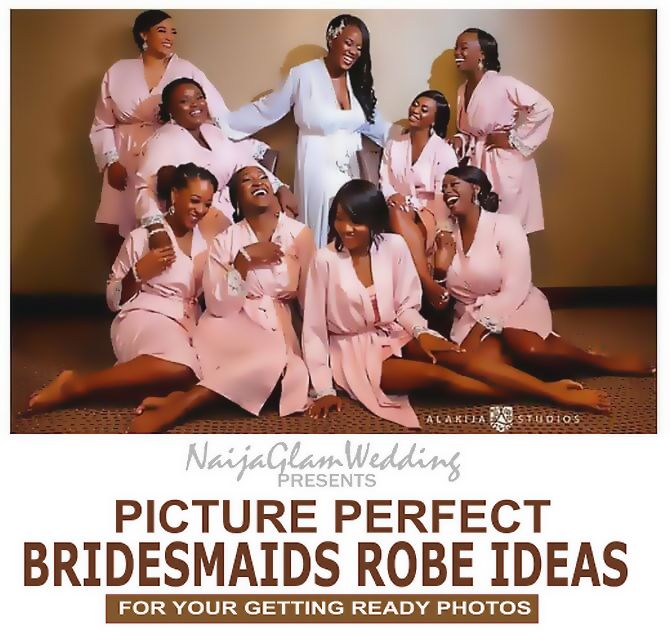 beautiful bridesmaids robe ideas getting ready photos