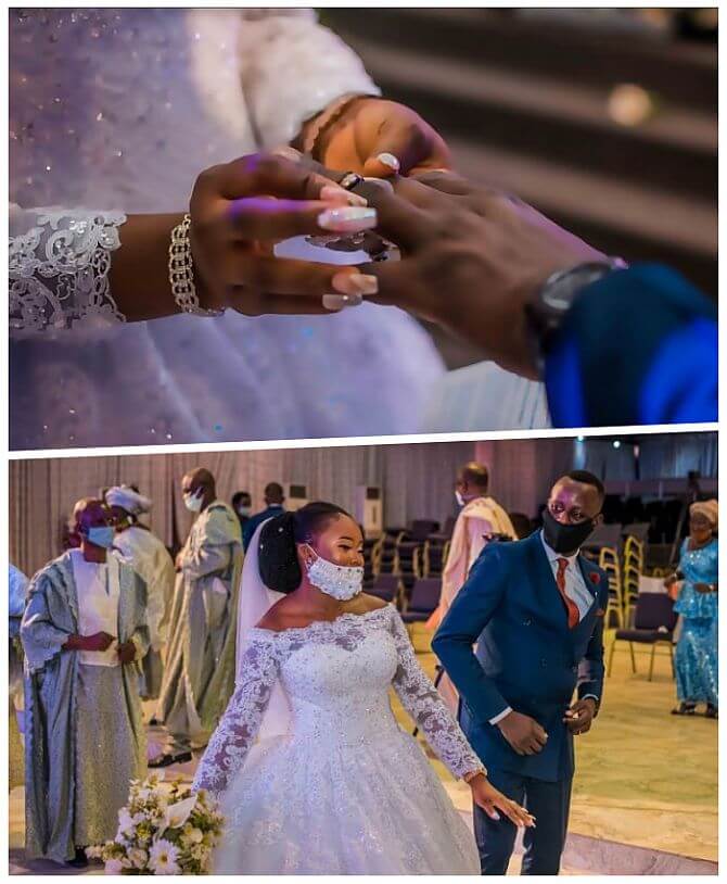 social distancing wedding pictures nigeria