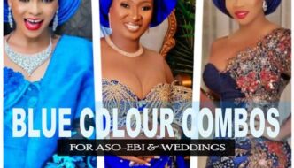 blue colour combinations nigeria wedding - list